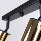 Deckenleuchte - Spot - Strahler WINX 4L schwarz & gold Sollux Lighting