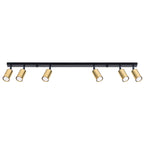 Deckenleuchte - Spot - Strahler WINX 6L schwarz & gold Sollux Lighting