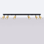 Deckenleuchte - Spot - Strahler WINX 6L schwarz & gold Sollux Lighting