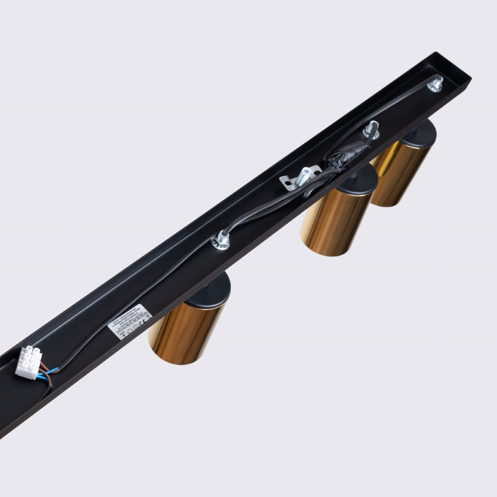 Deckenleuchte - Spot - Strahler WINX 6L schwarz & gold Sollux Lighting