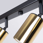 Deckenleuchte - Spot - Strahler WINX 6L schwarz & gold Sollux Lighting