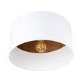 Deckenleuchte TELESTO Weiß & Dunkelbraun Sollux Lighting