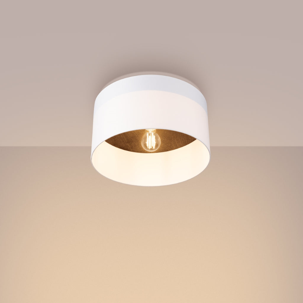Deckenleuchte TELESTO Weiß & Dunkelbraun Sollux Lighting