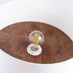 Deckenleuchte TELESTO Weiß & Dunkelbraun Sollux Lighting