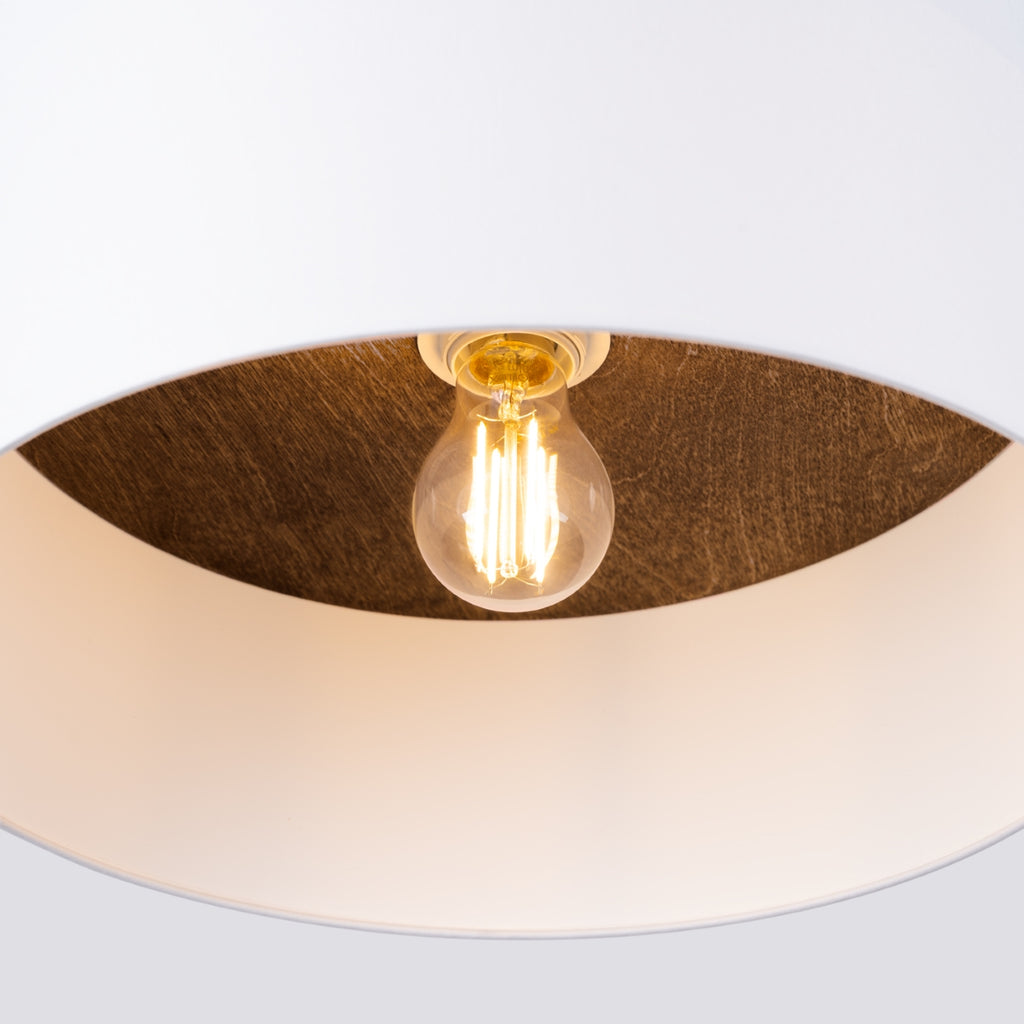 Deckenleuchte TELESTO Weiß & Dunkelbraun Sollux Lighting