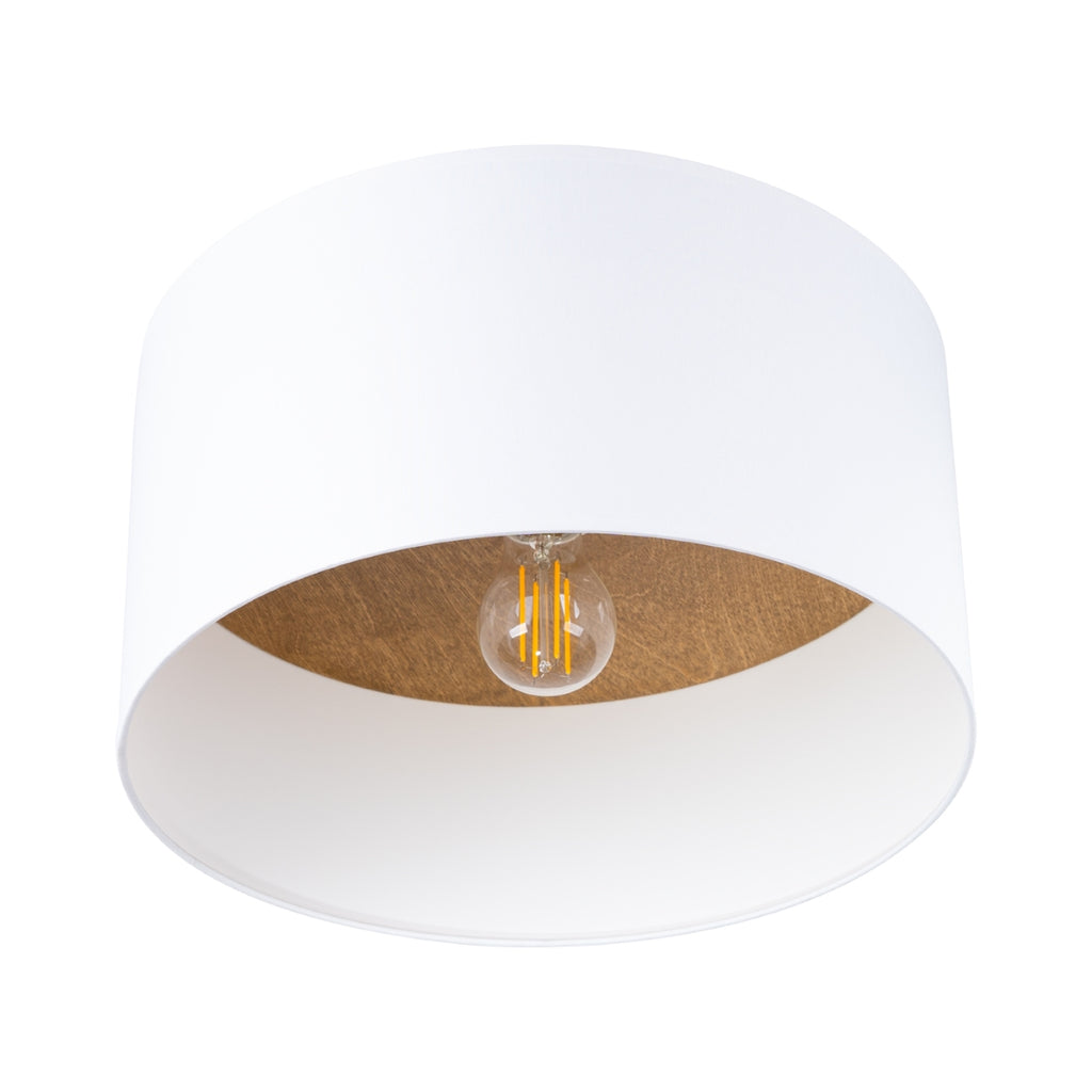 Deckenleuchte TELESTO Weiß & Hellbraun Sollux Lighting