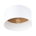 Deckenleuchte TELESTO Weiß & Hellbraun Sollux Lighting