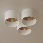 Deckenleuchte TELESTO Weiß & Hellbraun Sollux Lighting