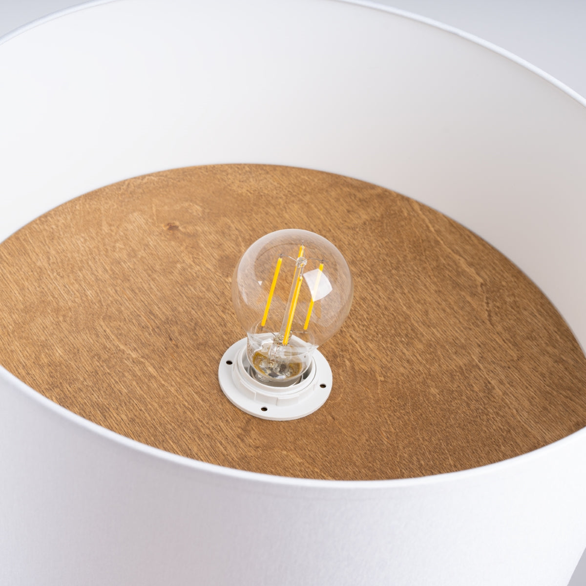 Deckenleuchte TELESTO Weiß & Hellbraun Sollux Lighting