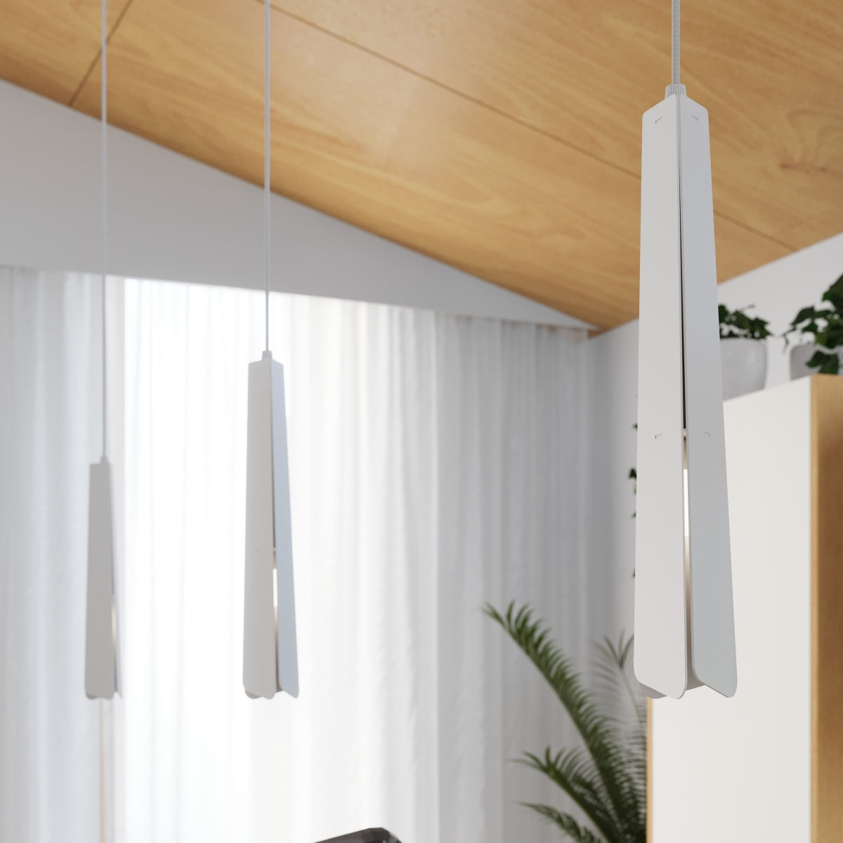 Pendelleuchte PRYSM 1 weiß Sollux Lighting