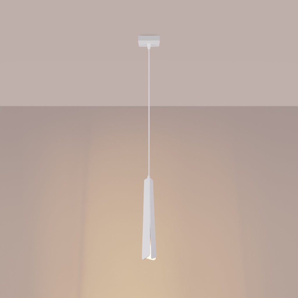 Pendelleuchte PRYSM 1 weiß Sollux Lighting