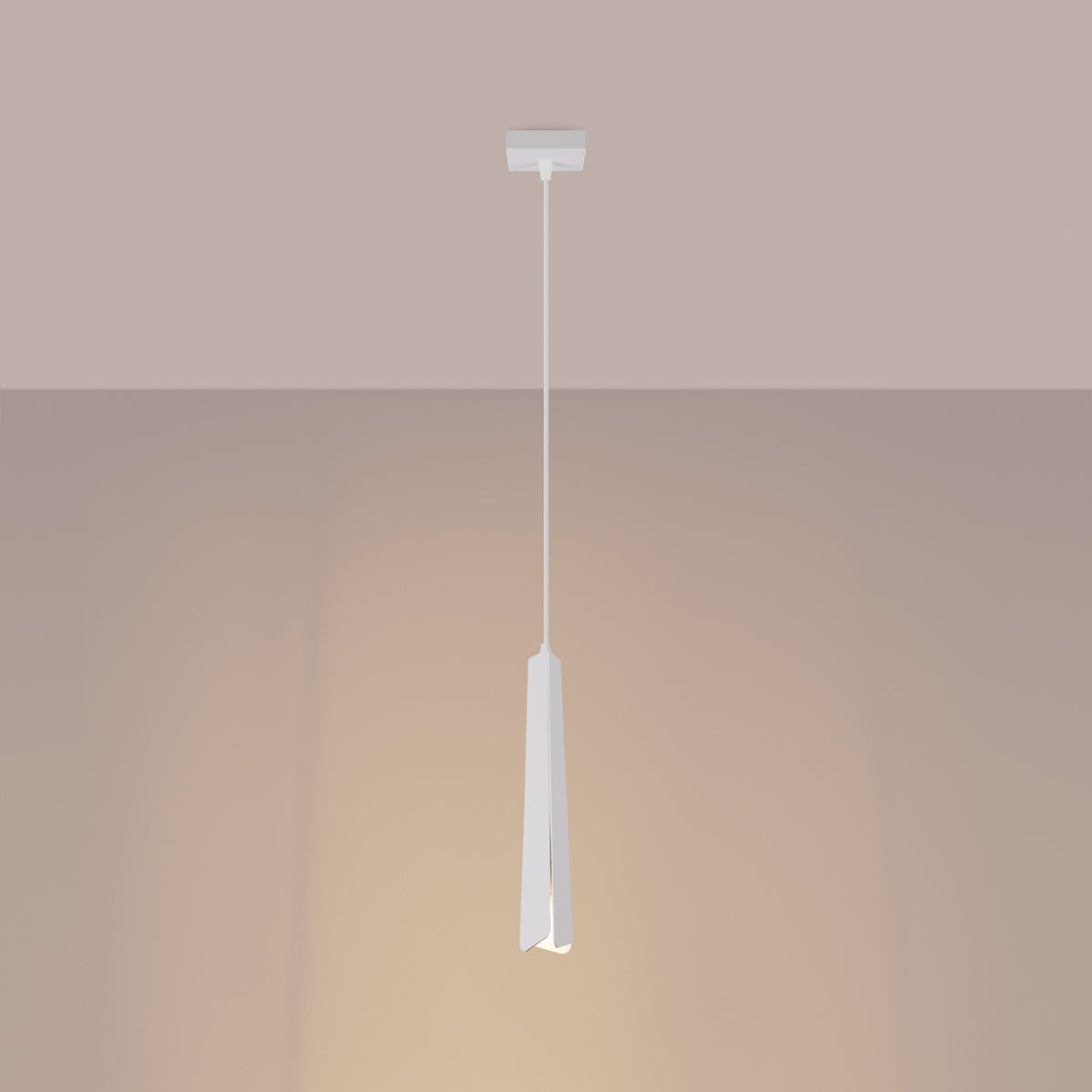 Pendelleuchte PRYSM 1 weiß Sollux Lighting