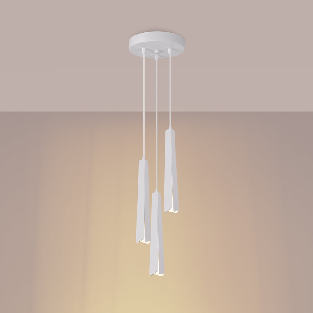 Pendelleuchte PRYSM 3P weiß Sollux Lighting