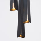 Pendelleuchte PRYSM 3P schwarz Sollux Lighting