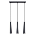 Pendelleuchte PRYSM 3L schwarz Sollux Lighting