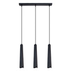 Pendelleuchte PRYSM 3L schwarz Sollux Lighting