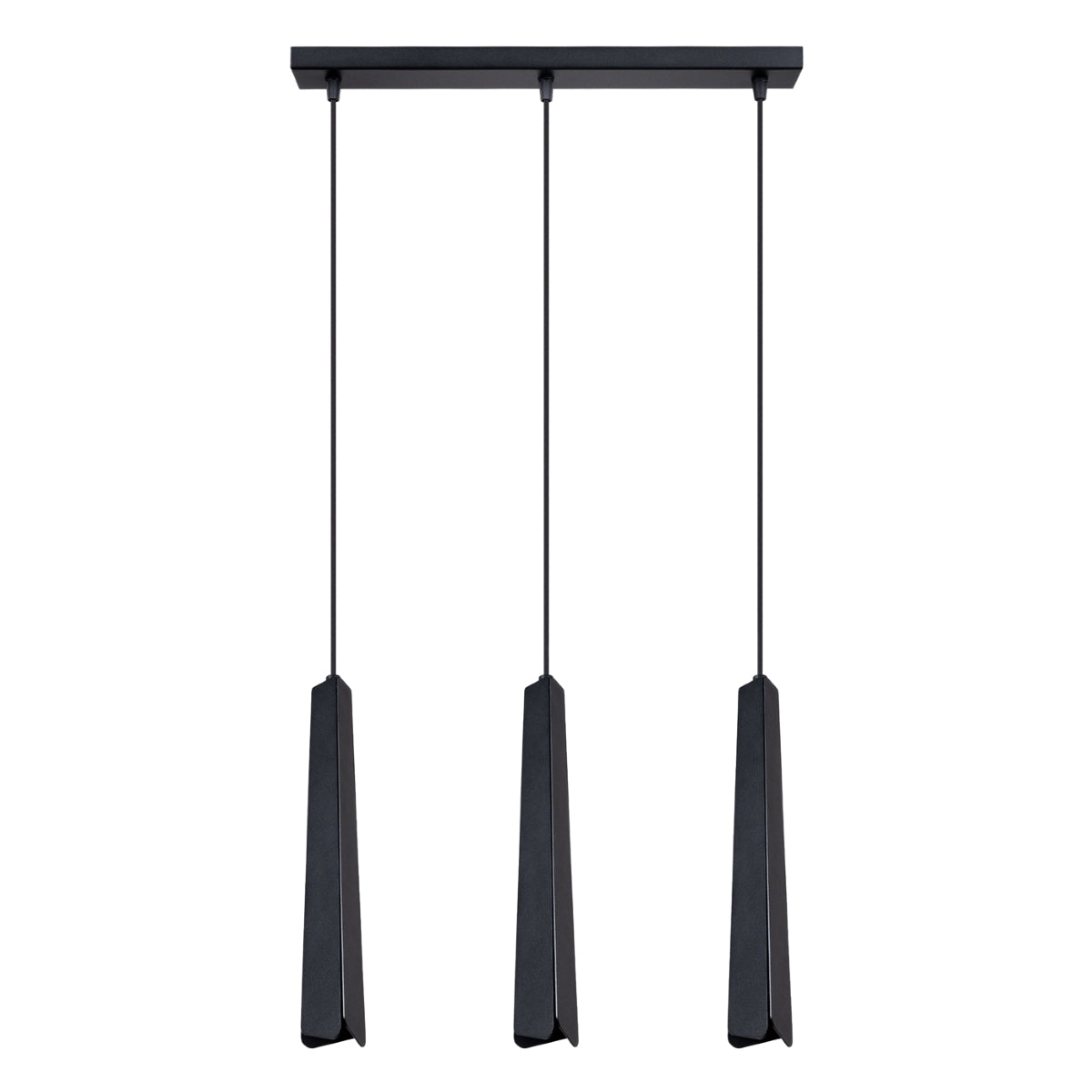 Pendelleuchte PRYSM 3L schwarz Sollux Lighting
