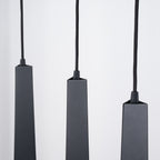 Pendelleuchte PRYSM 3L schwarz Sollux Lighting