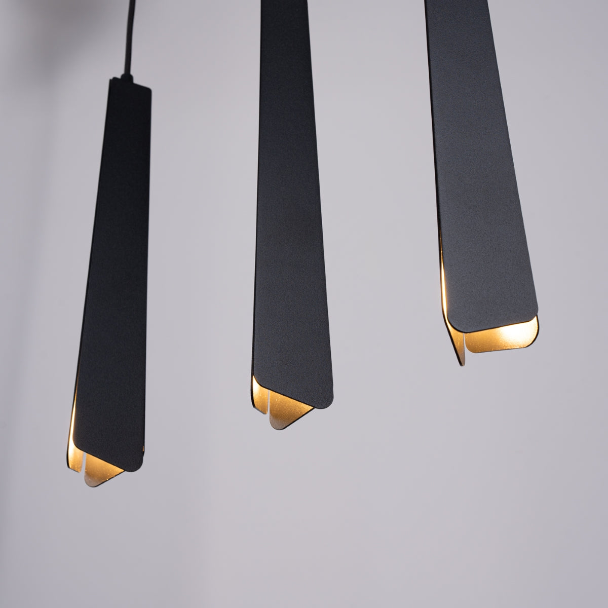 Pendelleuchte PRYSM 3L schwarz Sollux Lighting