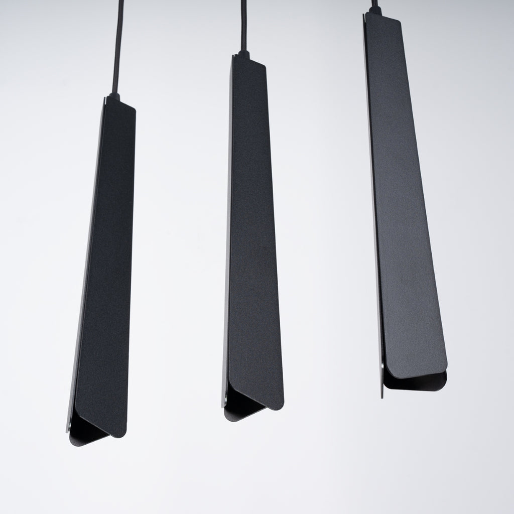 Pendelleuchte PRYSM 3L schwarz Sollux Lighting