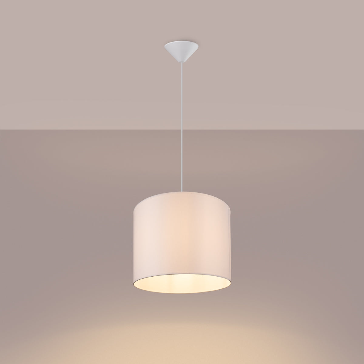 Pendelleuchte NOVA 30 weiß Sollux Lighting