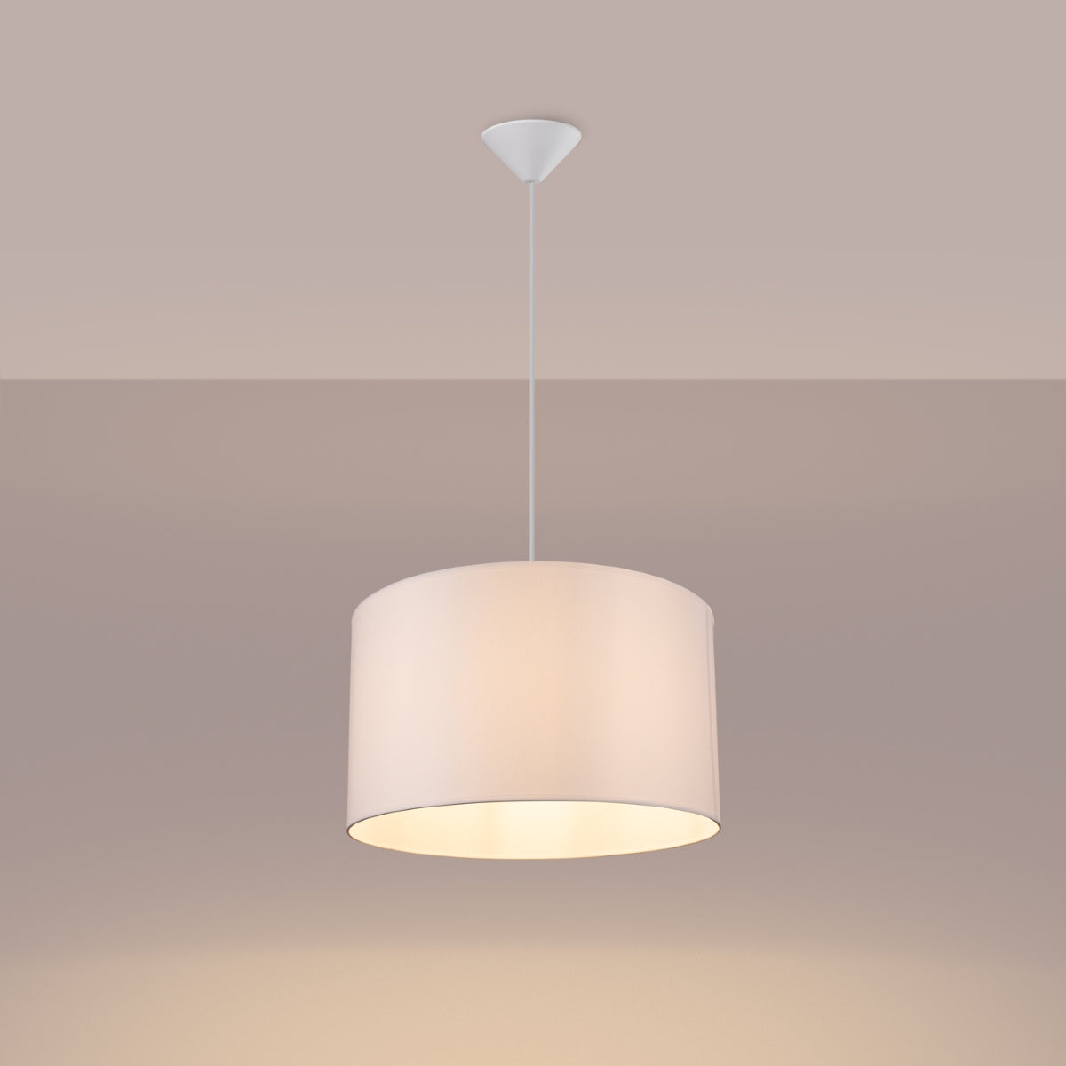 Pendelleuchte NOVA 40 weiß Sollux Lighting