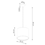 Pendelleuchte NOVA 30 schwarz Sollux Lighting
