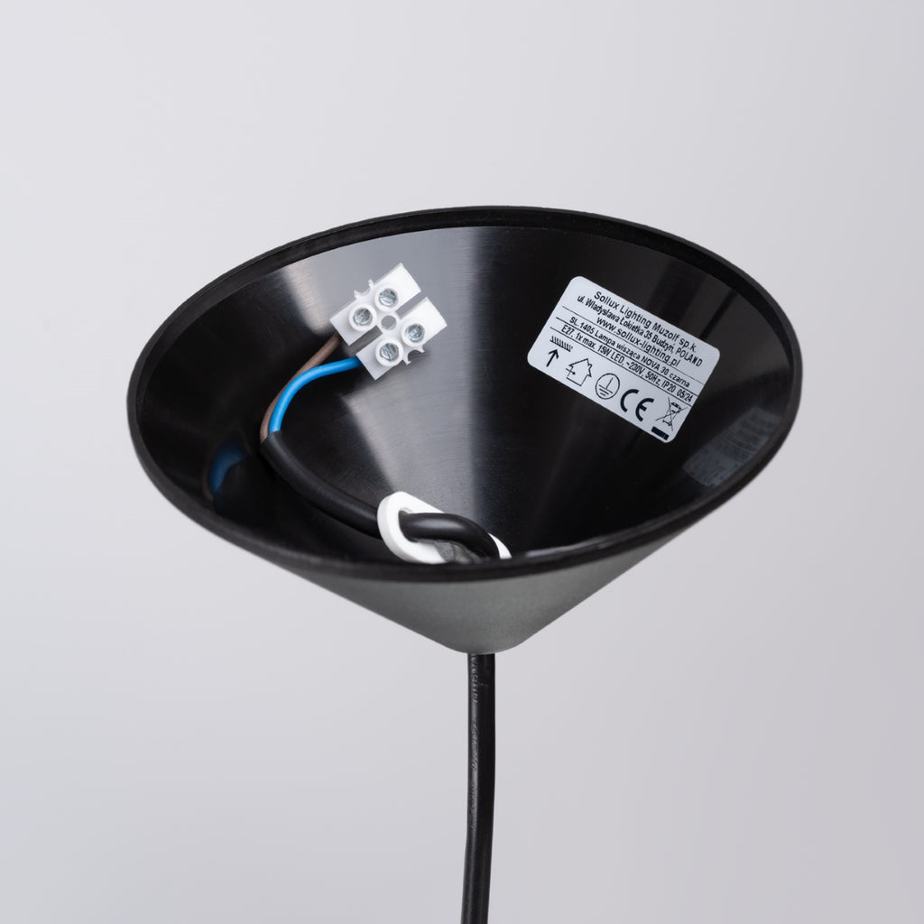 Pendelleuchte NOVA 30 schwarz Sollux Lighting