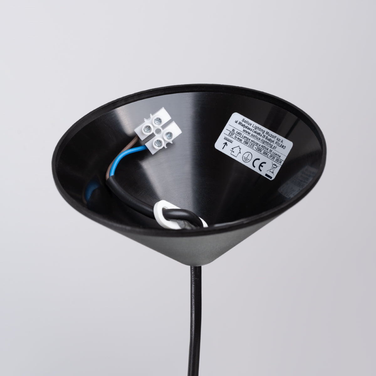Pendelleuchte NOVA 30 schwarz Sollux Lighting