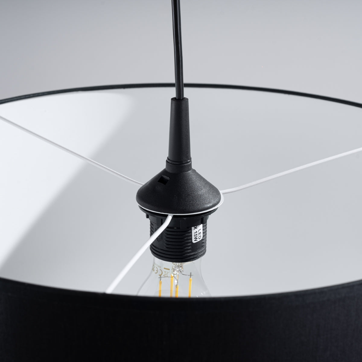 Pendelleuchte NOVA 40 schwarz Sollux Lighting