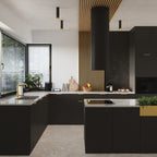 Deckenleuchte - Spot - Strahler NERO 12,5 Schwarz & Golden Sollux Lighting