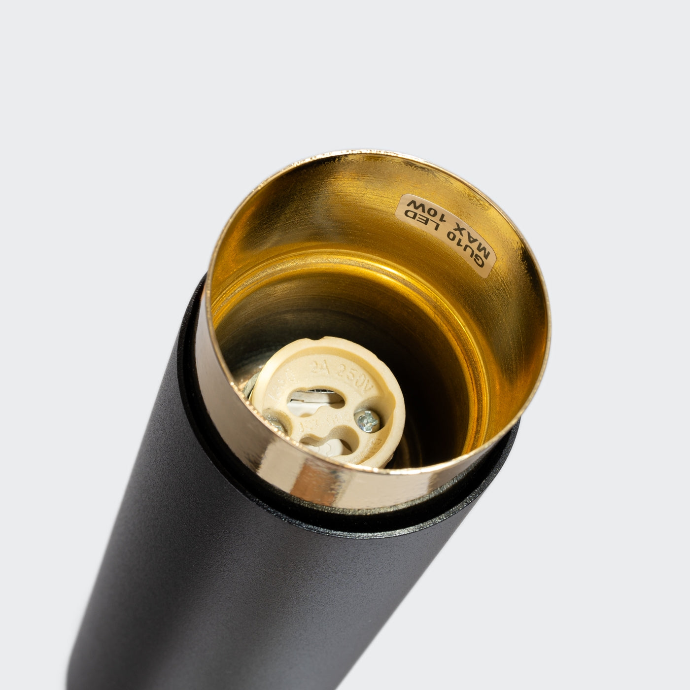 Deckenleuchte - Spot - Strahler NERO 12,5 Schwarz & Golden Sollux Lighting