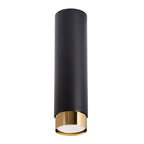 Deckenleuchte - Spot - Strahler NERO 22,5 Schwarz & Golden Sollux Lighting