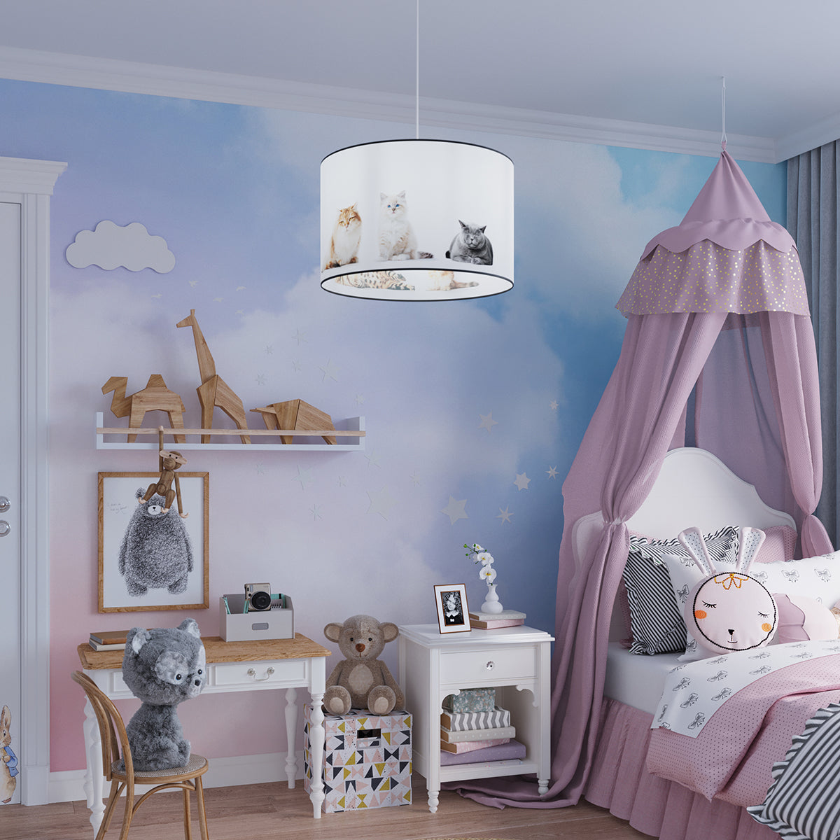 Kinder Pendelleuchte KITTY 30 Sollux Lighting