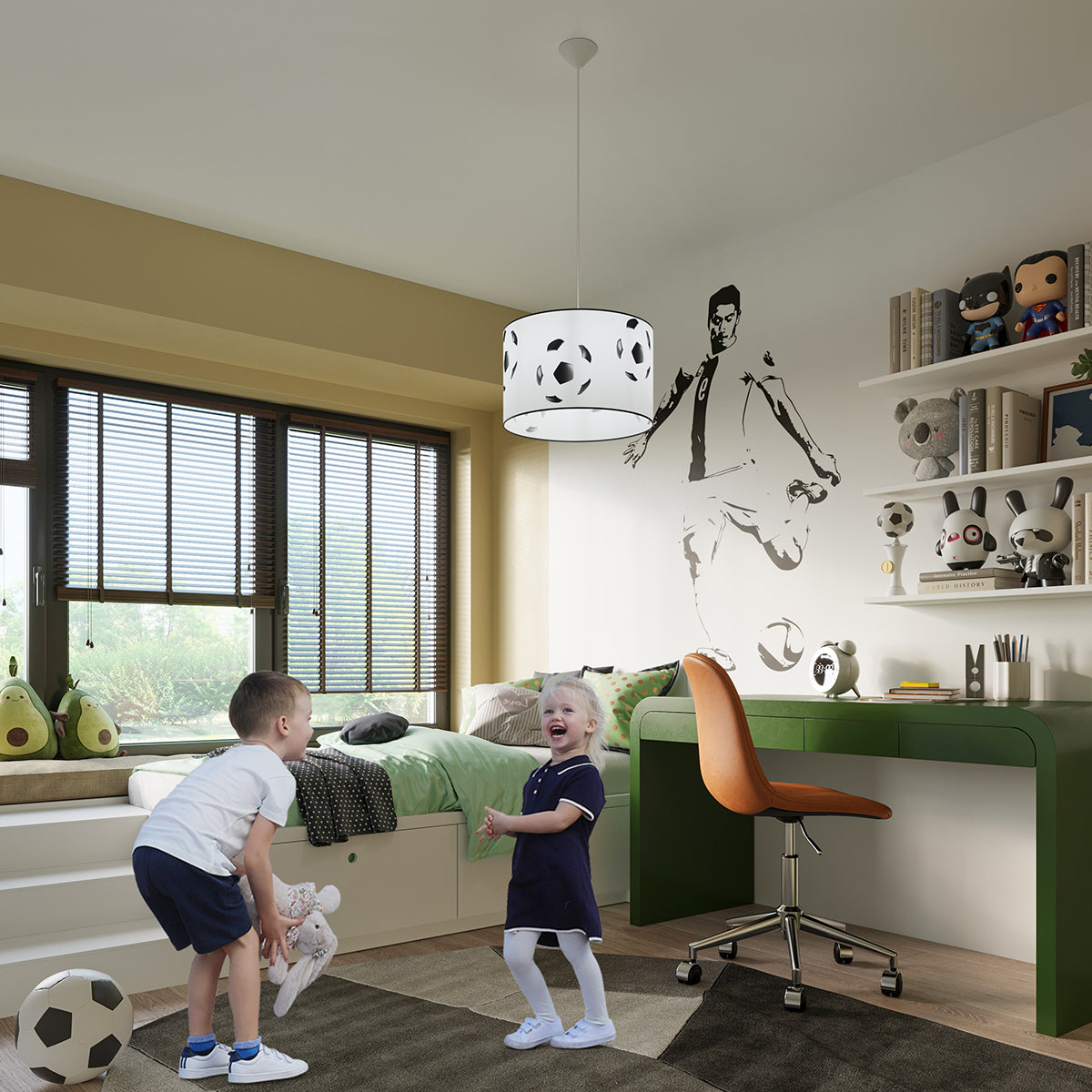 Kinder Pendelleuchte FOOTBALL A 40 Sollux Lighting