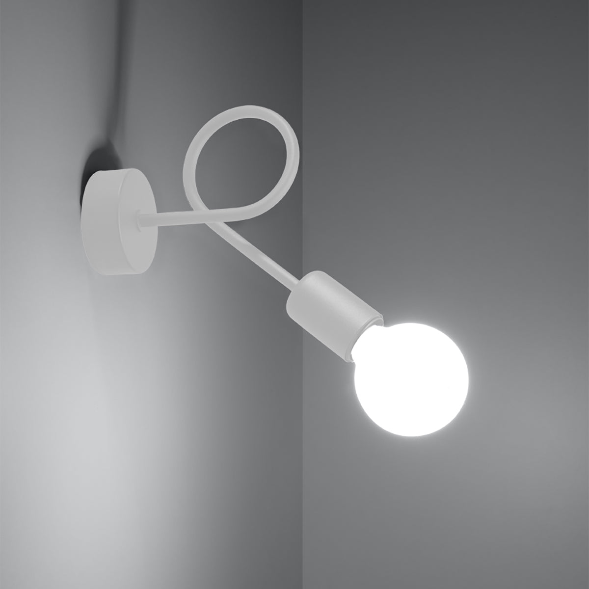 Wandleuchte LOOP weiß Sollux Lighting