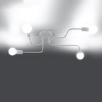 Deckenleuchte VECTOR 4 weiß Sollux Lighting