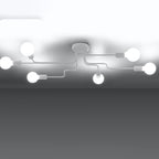 Deckenleuchte VECTOR 6 weiß Sollux Lighting