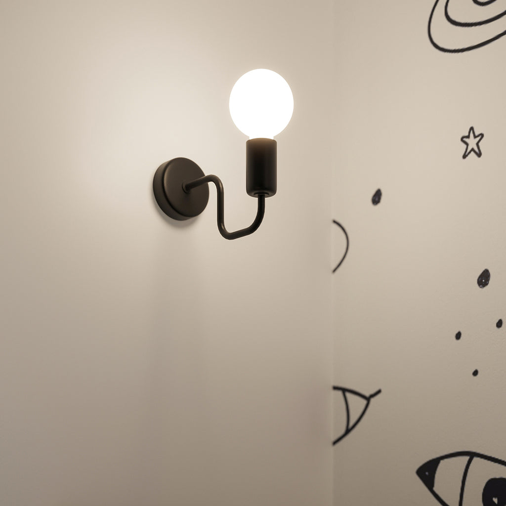 Wandleuchte VECTOR schwarz Sollux Lighting