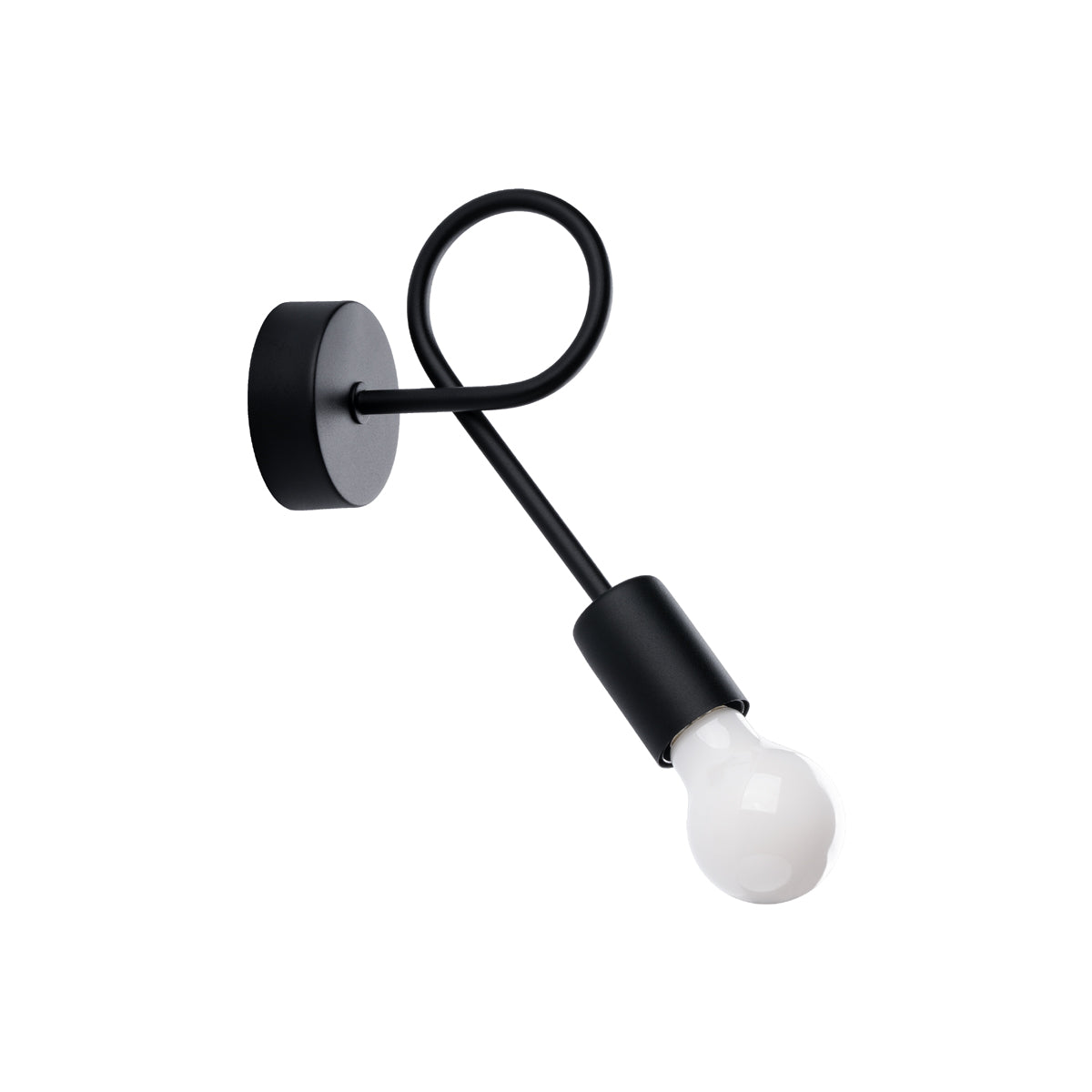 Wandleuchte LEVAR schwarz Sollux Lighting