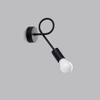Wandleuchte LEVAR schwarz Sollux Lighting
