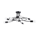 Deckenleuchte LEVAR 8 schwarz Sollux Lighting