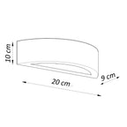 Wandleuchte Keramik ATENA 20 Sollux Lighting