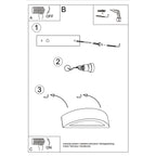 Wandleuchte Keramik ATENA 20 Sollux Lighting