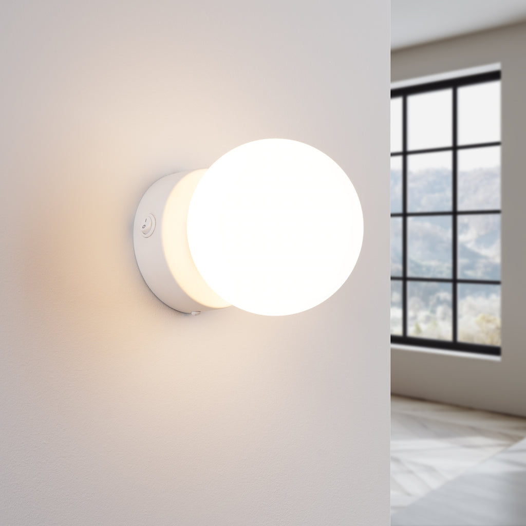 Wandleuchte YOLI 1 Weiß Sollux Lighting
