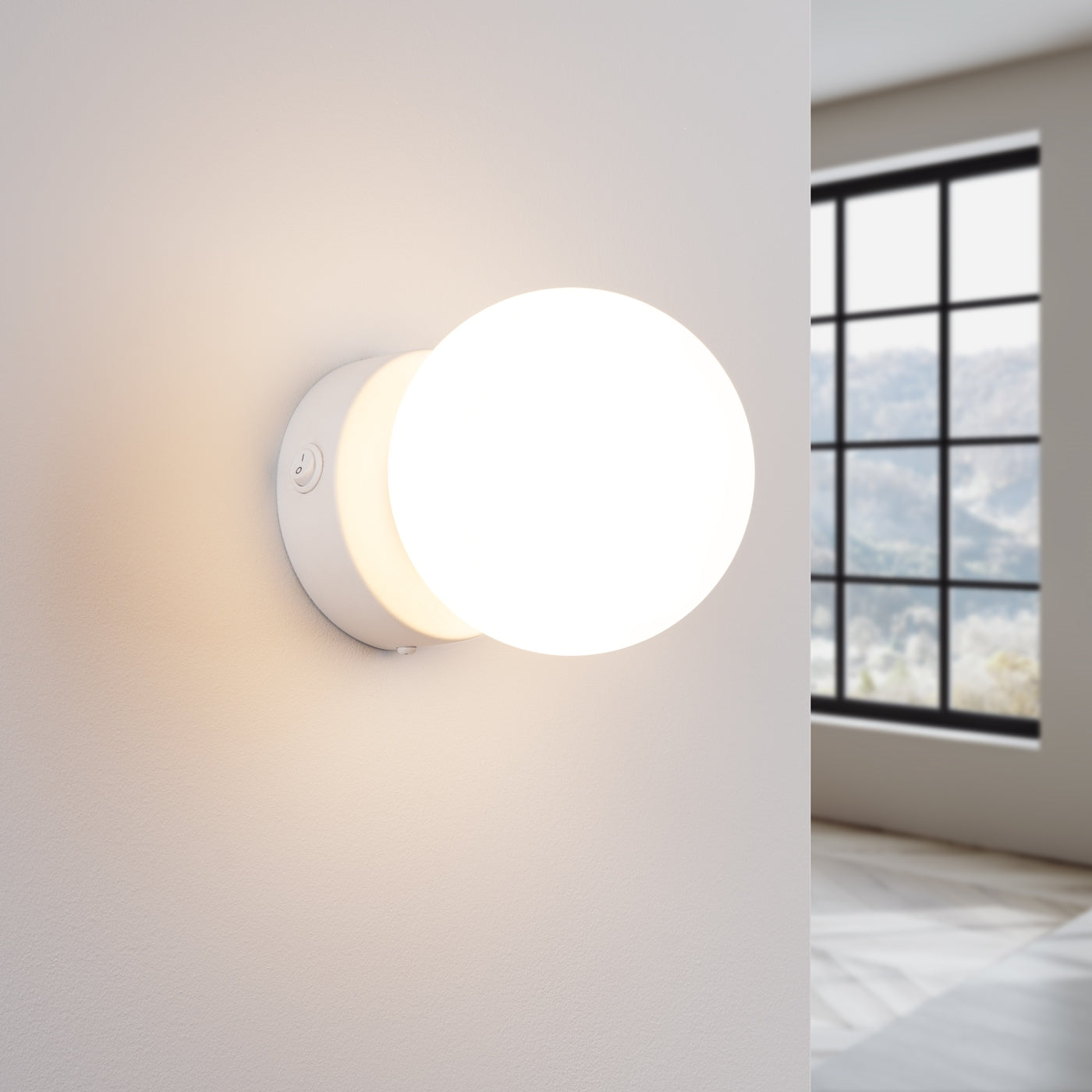 Wandleuchte YOLI 1 Weiß Sollux Lighting