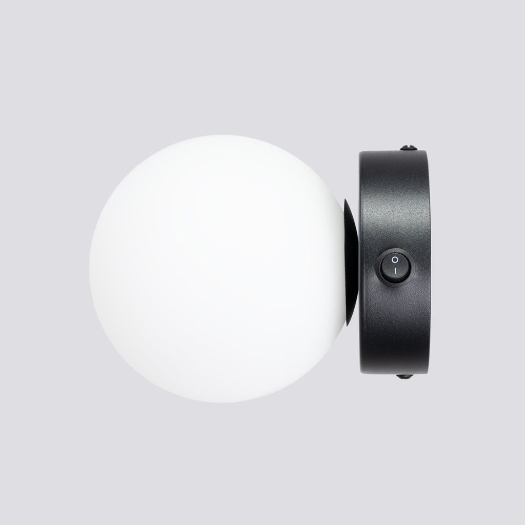 Wandleuchte YOLI 1 Schwarz Sollux Lighting