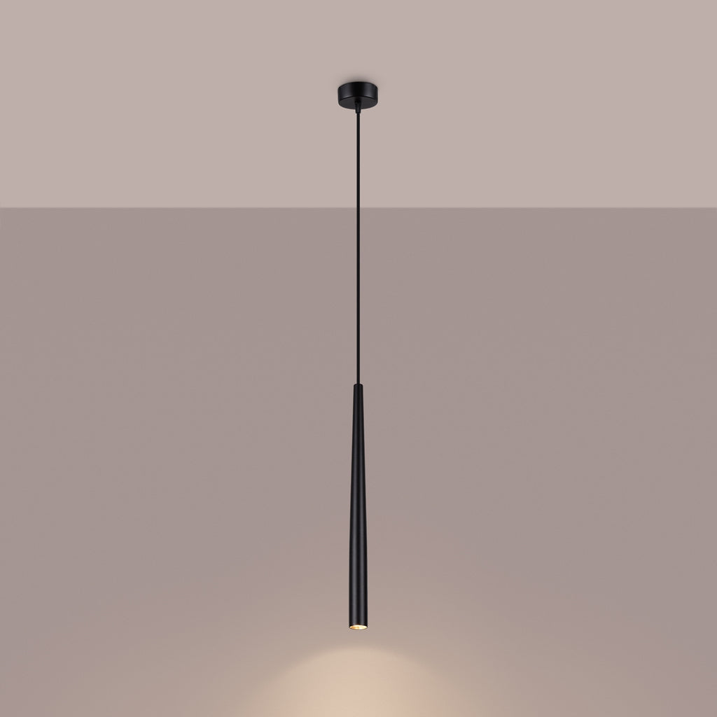 Pendelleuchte BLISS 1 Schwarz Sollux Lighting