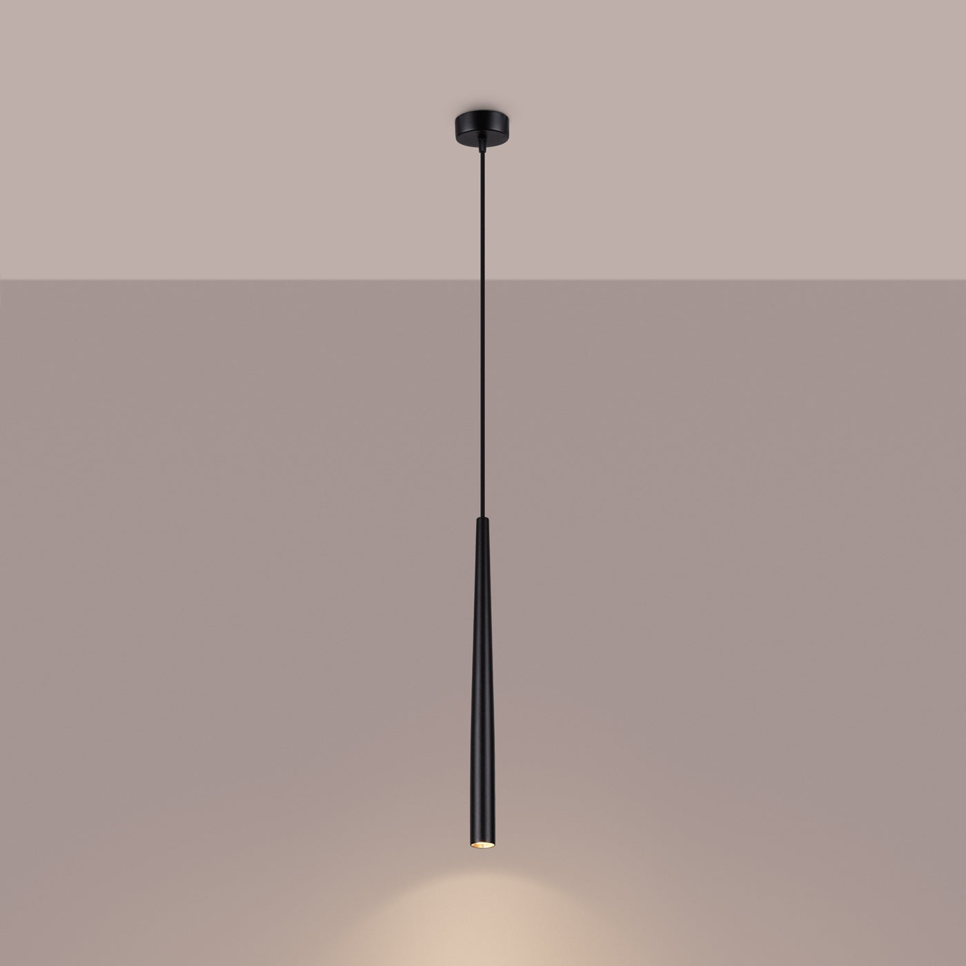 Pendelleuchte BLISS 1 Schwarz Sollux Lighting