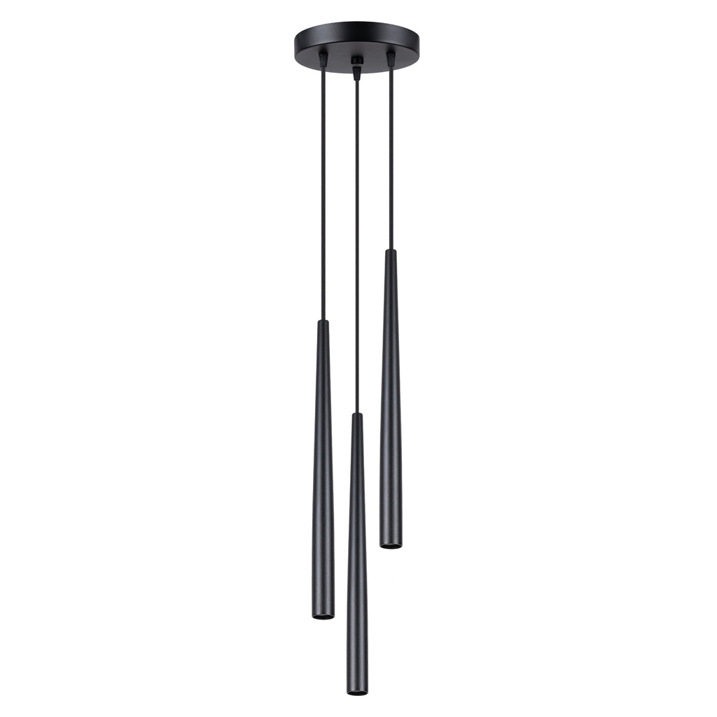 Pendelleuchte BLISS 3P Schwarz Sollux Lighting